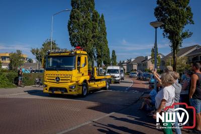 De Truckrun Noordwest Veluwe 2024 was opnieuw een groot succes met meer dan honderd vrachtwagen. - © NWVFoto.nl