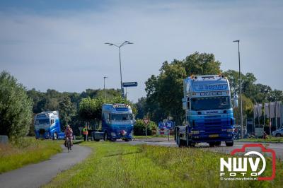 De Truckrun Noordwest Veluwe 2024 was opnieuw een groot succes met meer dan honderd vrachtwagen. - © NWVFoto.nl