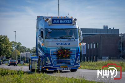 De Truckrun Noordwest Veluwe 2024 was opnieuw een groot succes met meer dan honderd vrachtwagen. - © NWVFoto.nl