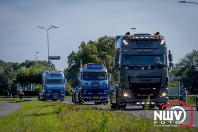 De Truckrun Noordwest Veluwe 2024 was opnieuw een groot succes met meer dan honderd vrachtwagen. - © NWVFoto.nl