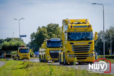 De Truckrun Noordwest Veluwe 2024 was opnieuw een groot succes met meer dan honderd vrachtwagen. - © NWVFoto.nl