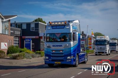 De Truckrun Noordwest Veluwe 2024 was opnieuw een groot succes met meer dan honderd vrachtwagen. - © NWVFoto.nl