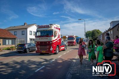 De Truckrun Noordwest Veluwe 2024 was opnieuw een groot succes met meer dan honderd vrachtwagen. - © NWVFoto.nl