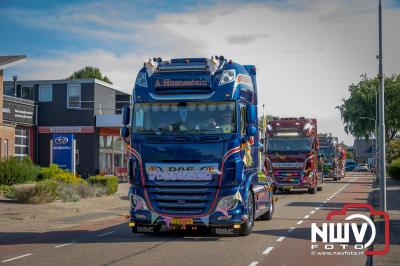 De Truckrun Noordwest Veluwe 2024 was opnieuw een groot succes met meer dan honderd vrachtwagen. - © NWVFoto.nl