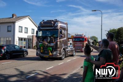 De Truckrun Noordwest Veluwe 2024 was opnieuw een groot succes met meer dan honderd vrachtwagen. - © NWVFoto.nl