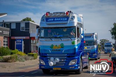 De Truckrun Noordwest Veluwe 2024 was opnieuw een groot succes met meer dan honderd vrachtwagen. - © NWVFoto.nl