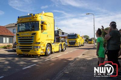 De Truckrun Noordwest Veluwe 2024 was opnieuw een groot succes met meer dan honderd vrachtwagen. - © NWVFoto.nl