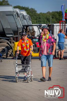 De Truckrun Noordwest Veluwe 2024 was opnieuw een groot succes met meer dan honderd vrachtwagen. - © NWVFoto.nl