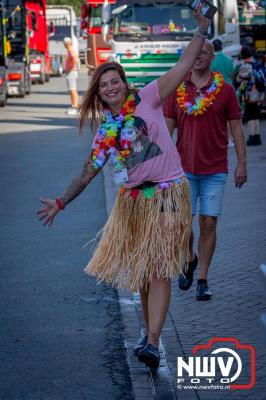 De Truckrun Noordwest Veluwe 2024 was opnieuw een groot succes met meer dan honderd vrachtwagen. - © NWVFoto.nl