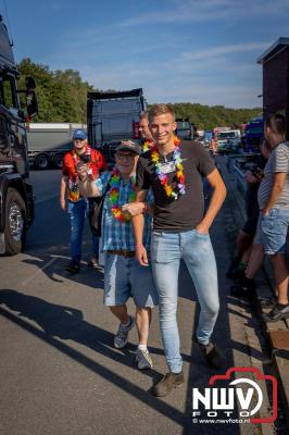 De Truckrun Noordwest Veluwe 2024 was opnieuw een groot succes met meer dan honderd vrachtwagen. - © NWVFoto.nl