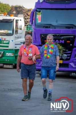 De Truckrun Noordwest Veluwe 2024 was opnieuw een groot succes met meer dan honderd vrachtwagen. - © NWVFoto.nl