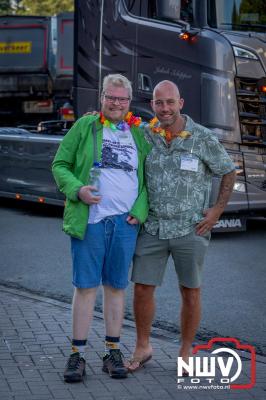 De Truckrun Noordwest Veluwe 2024 was opnieuw een groot succes met meer dan honderd vrachtwagen. - © NWVFoto.nl