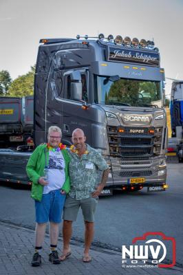 De Truckrun Noordwest Veluwe 2024 was opnieuw een groot succes met meer dan honderd vrachtwagen. - © NWVFoto.nl