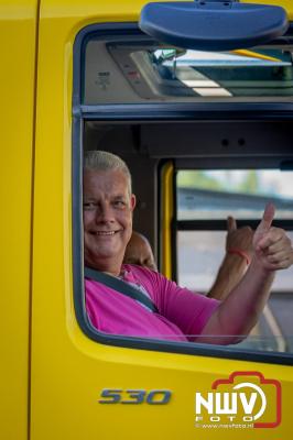 De Truckrun Noordwest Veluwe 2024 was opnieuw een groot succes met meer dan honderd vrachtwagen. - © NWVFoto.nl