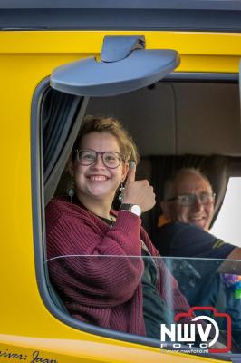 De Truckrun Noordwest Veluwe 2024 was opnieuw een groot succes met meer dan honderd vrachtwagen. - © NWVFoto.nl