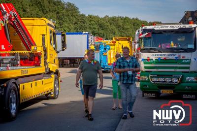 De Truckrun Noordwest Veluwe 2024 was opnieuw een groot succes met meer dan honderd vrachtwagen. - © NWVFoto.nl