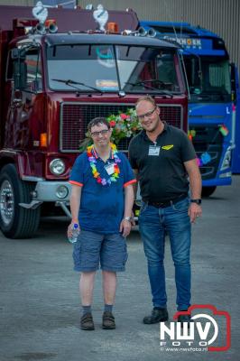 De Truckrun Noordwest Veluwe 2024 was opnieuw een groot succes met meer dan honderd vrachtwagen. - © NWVFoto.nl