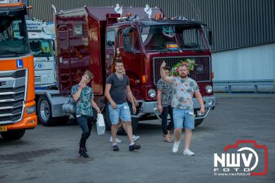 De Truckrun Noordwest Veluwe 2024 was opnieuw een groot succes met meer dan honderd vrachtwagen. - © NWVFoto.nl