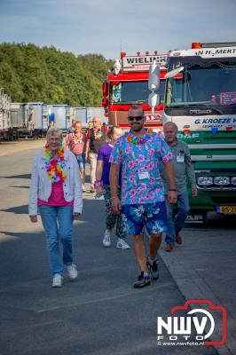 De Truckrun Noordwest Veluwe 2024 was opnieuw een groot succes met meer dan honderd vrachtwagen. - © NWVFoto.nl