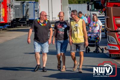 De Truckrun Noordwest Veluwe 2024 was opnieuw een groot succes met meer dan honderd vrachtwagen. - © NWVFoto.nl