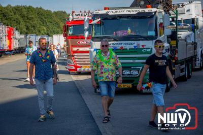 De Truckrun Noordwest Veluwe 2024 was opnieuw een groot succes met meer dan honderd vrachtwagen. - © NWVFoto.nl