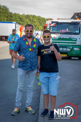 De Truckrun Noordwest Veluwe 2024 was opnieuw een groot succes met meer dan honderd vrachtwagen. - © NWVFoto.nl