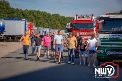 De Truckrun Noordwest Veluwe 2024 was opnieuw een groot succes met meer dan honderd vrachtwagen. - © NWVFoto.nl