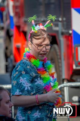 De Truckrun Noordwest Veluwe 2024 was opnieuw een groot succes met meer dan honderd vrachtwagen. - © NWVFoto.nl