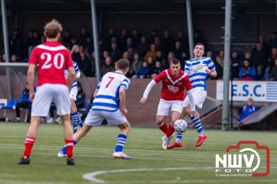 ESC laat Hulshorst in de laatste minuut van de blessuretijd op gelijke hoogte komen, en moet de kostbare punten zuur delen. - © NWVFoto.nl