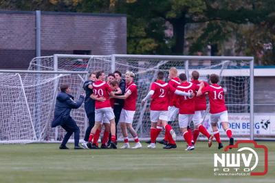 ESC laat Hulshorst in de laatste minuut van de blessuretijd op gelijke hoogte komen, en moet de kostbare punten zuur delen. - © NWVFoto.nl