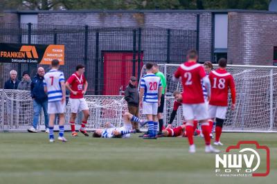 ESC laat Hulshorst in de laatste minuut van de blessuretijd op gelijke hoogte komen, en moet de kostbare punten zuur delen. - © NWVFoto.nl