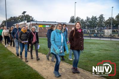 De koude zaterdagmorgen weerhield de meer dan 250 deelnemers niet om te starten bij de Run Oldebroek, georganiseerd door GlobalRize. - © NWVFoto.nl