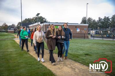 De koude zaterdagmorgen weerhield de meer dan 250 deelnemers niet om te starten bij de Run Oldebroek, georganiseerd door GlobalRize. - © NWVFoto.nl