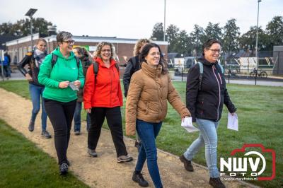 De koude zaterdagmorgen weerhield de meer dan 250 deelnemers niet om te starten bij de Run Oldebroek, georganiseerd door GlobalRize. - © NWVFoto.nl