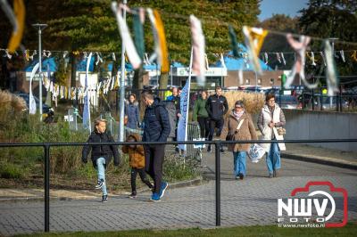 De koude zaterdagmorgen weerhield de meer dan 250 deelnemers niet om te starten bij de Run Oldebroek, georganiseerd door GlobalRize. - © NWVFoto.nl