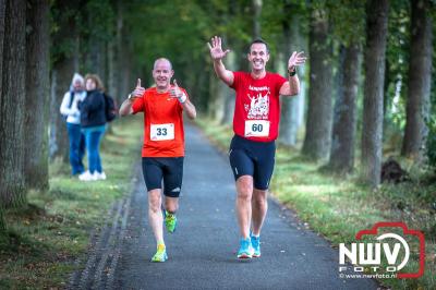 De koude zaterdagmorgen weerhield de meer dan 250 deelnemers niet om te starten bij de Run Oldebroek, georganiseerd door GlobalRize. - © NWVFoto.nl