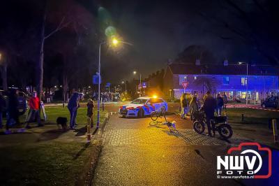 Bovenverdieping woning aan de Munnikenweg op 't Harde uitgebrand, bewoners ontdekten brand terwijl men zat te eten en de stroom uitviel. - © NWVFoto.nl