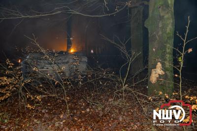 Drie gewonden bij eenzijdig ongeval Soerelseweg N795 Epe. - © NWVFoto.nl