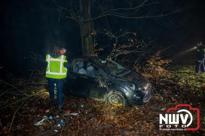 Drie gewonden bij eenzijdig ongeval Soerelseweg N795 Epe. - © NWVFoto.nl