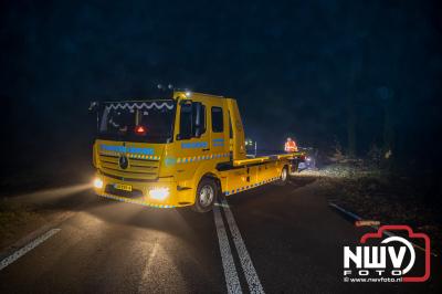 Drie gewonden bij eenzijdig ongeval Soerelseweg N795 Epe. - © NWVFoto.nl