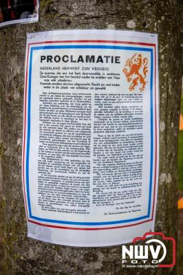 80 jaar bevrijding: Oosterwoldenaren laten hun straten spreken. - © NWVFoto.nl