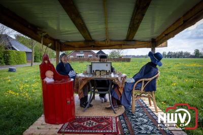 80 jaar bevrijding: Oosterwoldenaren laten hun straten spreken. - © NWVFoto.nl
