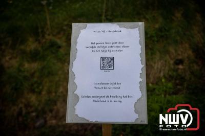 80 jaar bevrijding: Oosterwoldenaren laten hun straten spreken. - © NWVFoto.nl