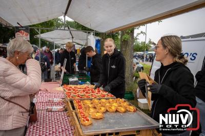 Weer of geen weer: Vlooienmarkt op ’t Harde trekt volop publiek. - © NWVFoto.nl