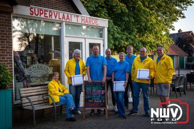 Wandelaars konden woensdag kennismaken met klompenpaden zo wandelde de 7,5 km over het Poppepad. - © NWVFoto.nl