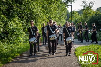 Wat een geweldige slotavond van de avondwandelvierdaagse op 't Harde. - © NWVFoto.nl
