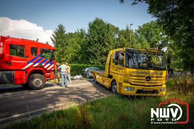 Brandweer onderweg met spoed, betrokken bij ernstig ongeval met personenauto op de N309 Eperweg 't Harde. - © NWVFoto.nl