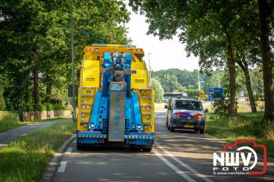 Brandweer onderweg met spoed, betrokken bij ernstig ongeval met personenauto op de N309 Eperweg 't Harde. - © NWVFoto.nl