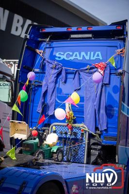 TruckRun Noord West Veluwe. Vrachtwagens Beleving en Sfeer vanaf het Jan Bakker terrein in Wezep. - © NWVFoto.nl