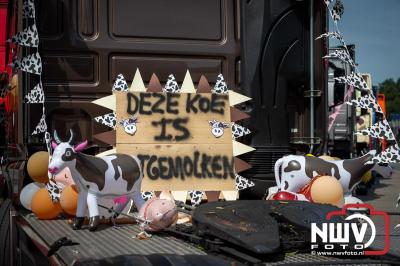 TruckRun Noord West Veluwe. Vrachtwagens Beleving en Sfeer vanaf het Jan Bakker terrein in Wezep. - © NWVFoto.nl